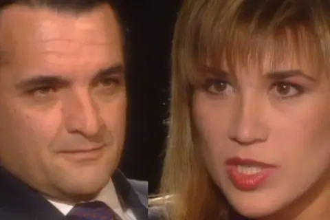 Primer plano de un hombre y una mujer. ¿Quién fue el primer marido de Julia Otero?